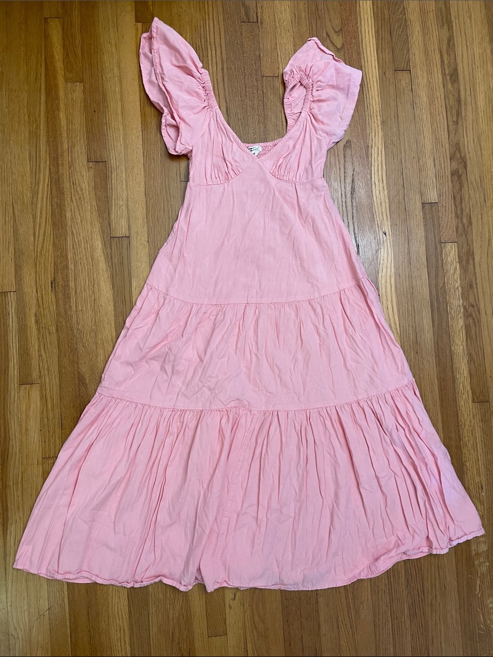 Billabong Pink Tiered Maxi Dress